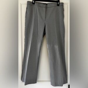 Theory Black & White Houndstooth Trousers size 12